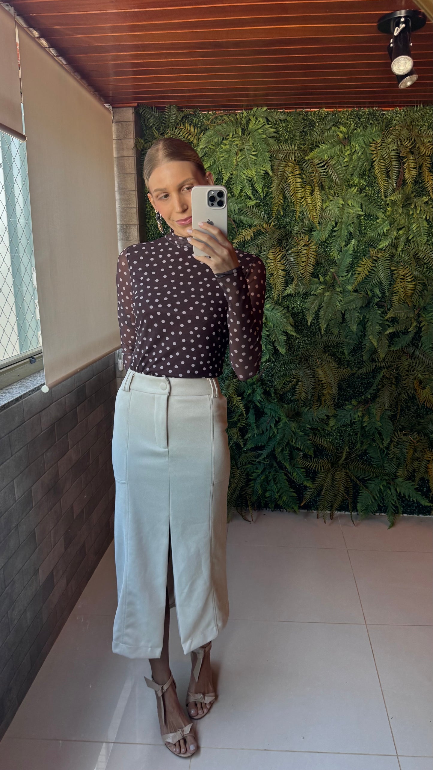 Saia Midi Suede