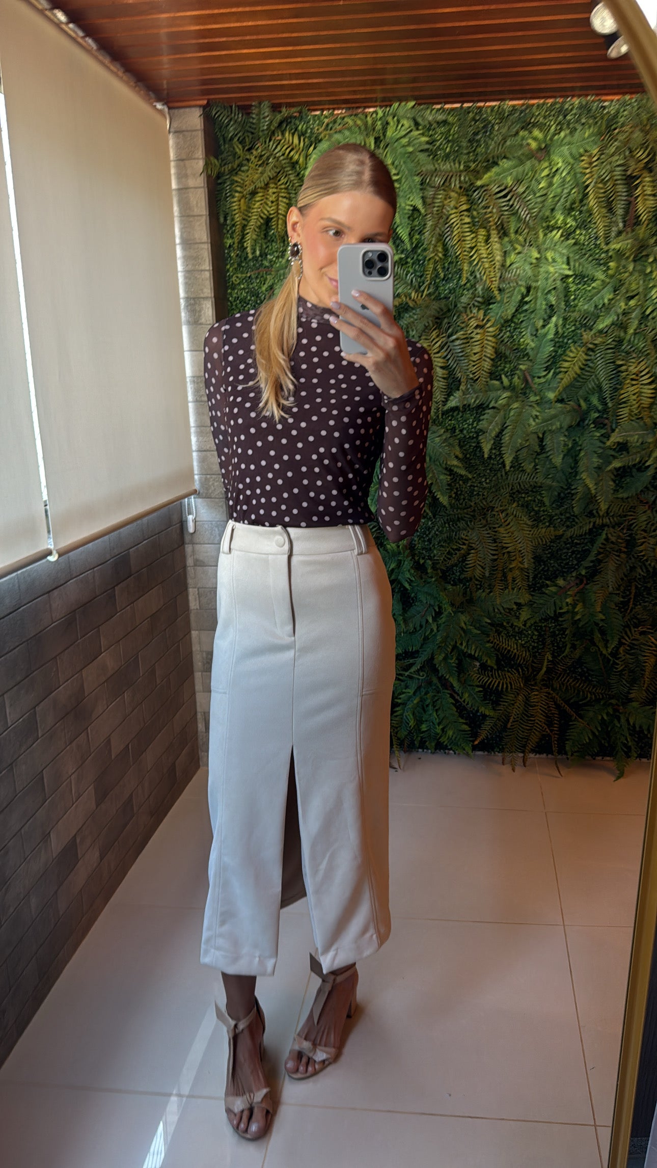 Saia Midi Suede