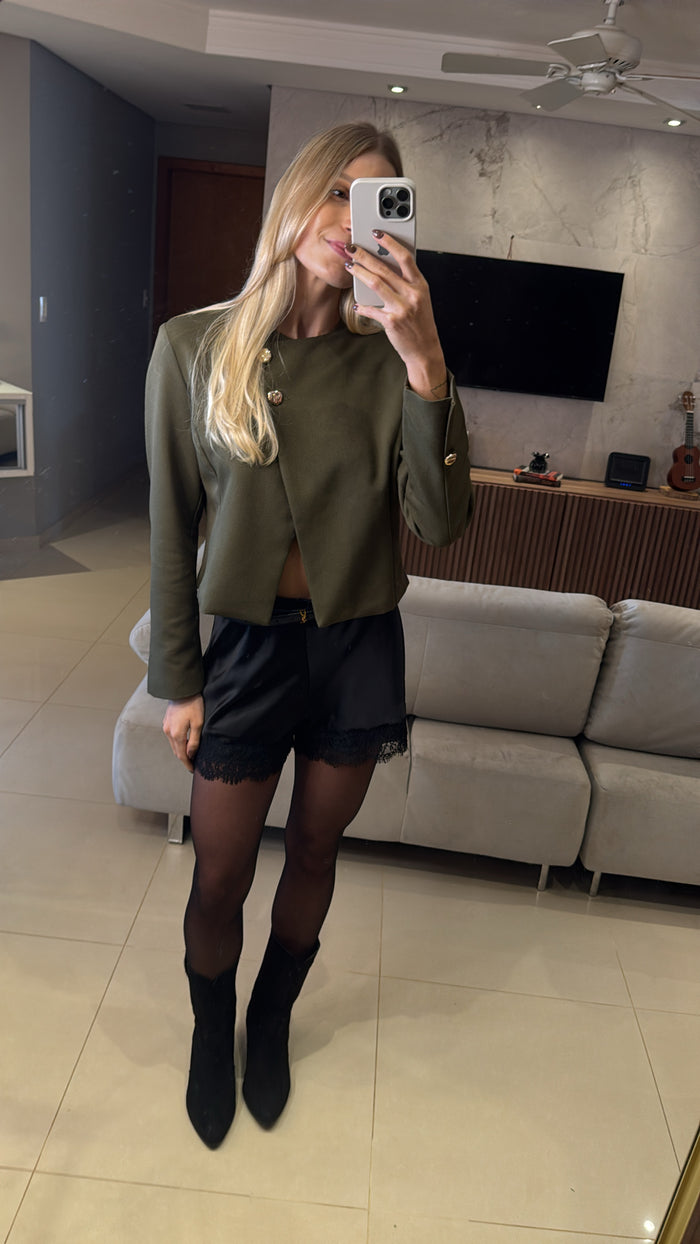 Shorts Etiópia Preto