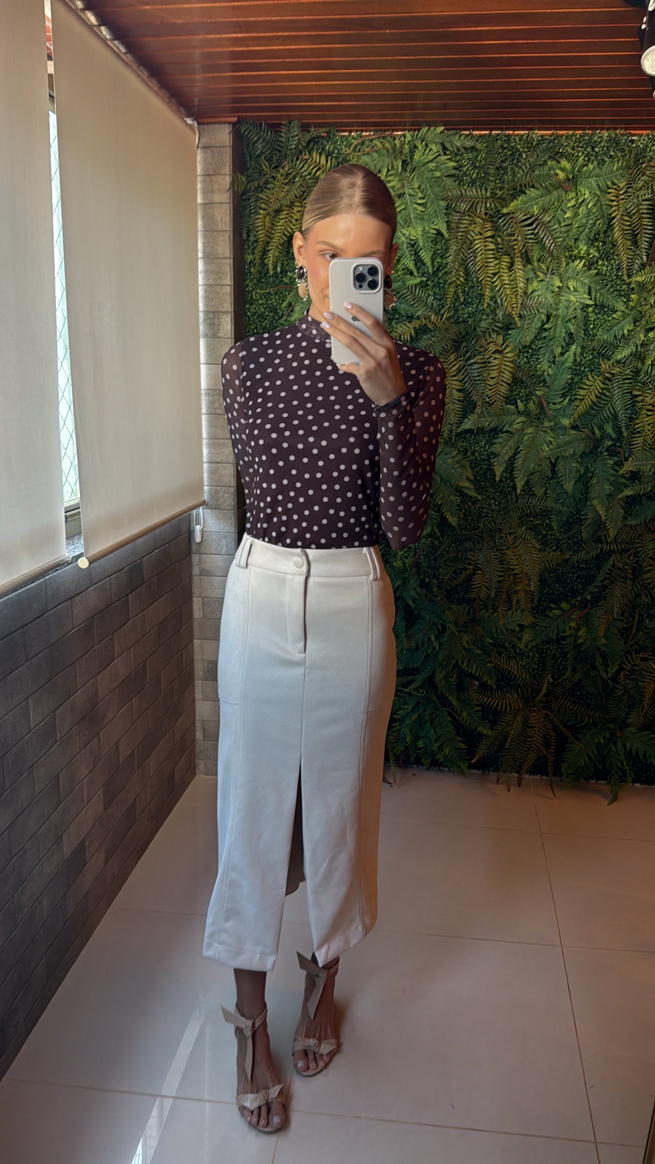 Saia Midi Suede